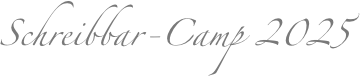 Schreibbar-Camp 2025